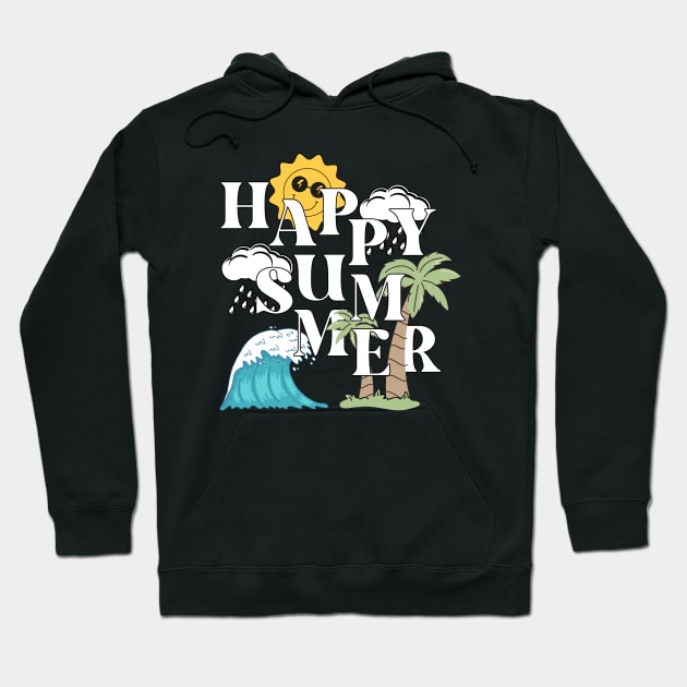 Happy Summer Hoodie by Hi Project